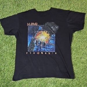 Black Band Tee Def Leppard Vintage